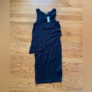 Banana Republic Factory Black Midi Dress NWT